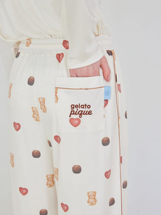 [Valentine] All-over Rayon Cut-and-sewn Pants