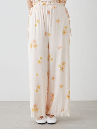 Plumeria Cool Rayon Pants