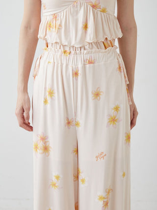 Plumeria Cool Rayon Pants