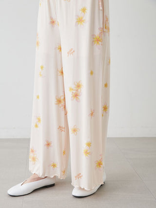 Plumeria Cool Rayon Pants