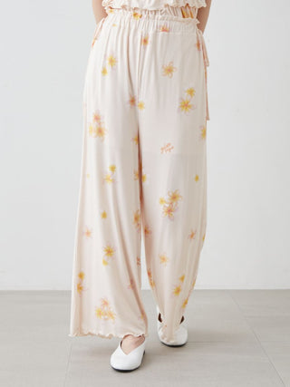 Plumeria Cool Rayon Pants