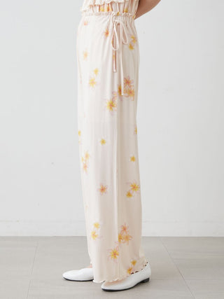 Plumeria Cool Rayon Pants
