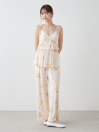 Plumeria Cool Rayon Pants