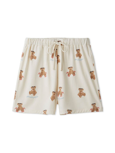 Cool-to-touch Summer Bear Shorts gelato pique