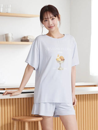 COOL Rayon Mellow Fluffy Logo Shorts