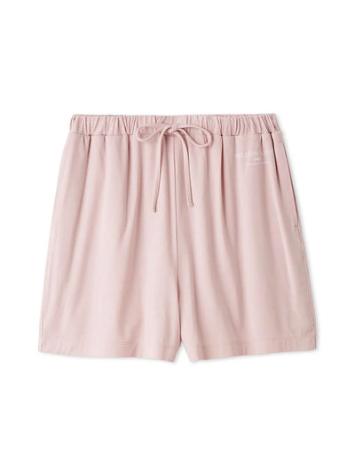 COOL Rayon Mellow Fluffy Logo Shorts gelato pique