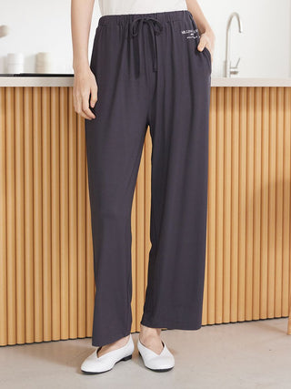 COOL Rayon Mellow Fluffy Logo Pants