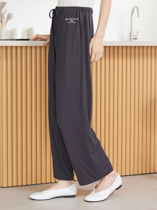 COOL Rayon Mellow Fluffy Logo Pants