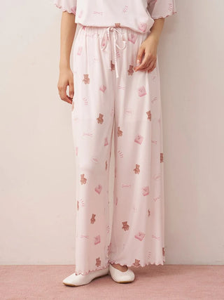 Pique Motifs Pants