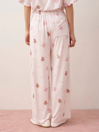 Pique Motifs Pants