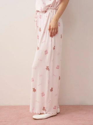 Pique Motifs Pants