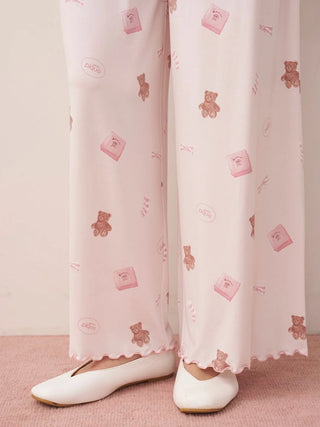 Pique Motifs Pants