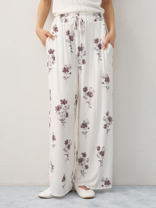 Cool Rayon Cosmos Printed Pants