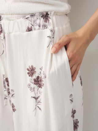 Cool Rayon Cosmos Printed Pants