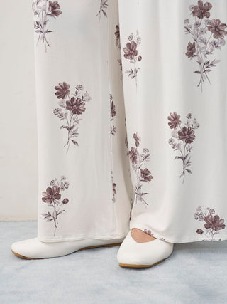 Cool Rayon Cosmos Printed Pants