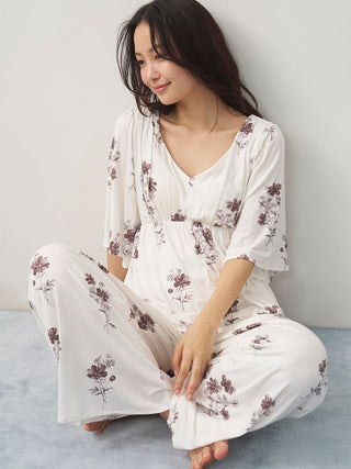 Cool Rayon Cosmos Printed Pants