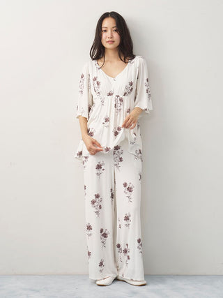 Cool Rayon Cosmos Printed Pants