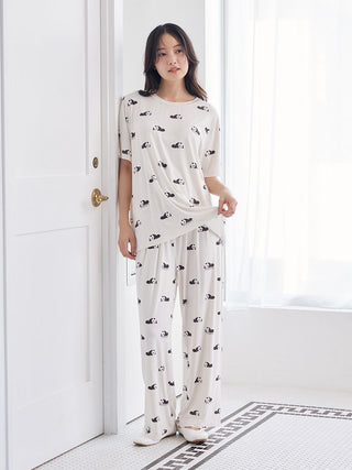 Cool Rayon Sleeping Panda Pants