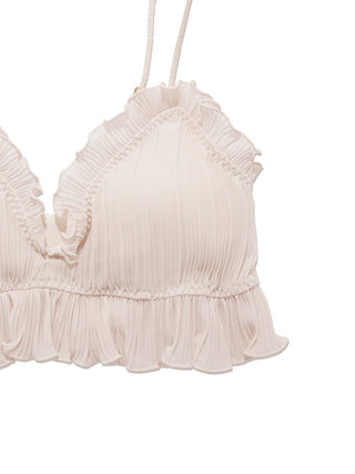 Pleated Chiffon Bra and Panties - Gelato Pique