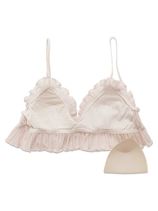 Pleated Chiffon Bra and Panties - Gelato Pique