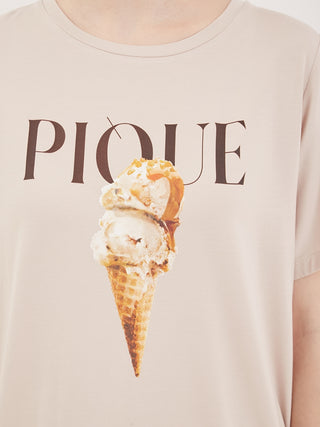COOL Rayon ice logo T-shirt - Gelato Pique