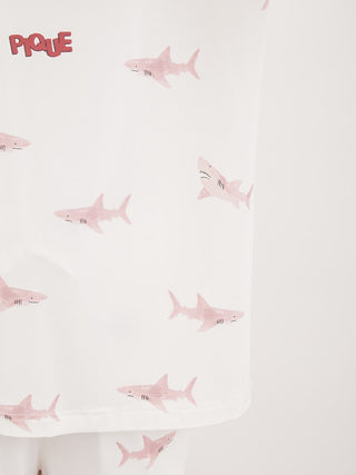 Cool Shark Pattern Lounge T-Shirt