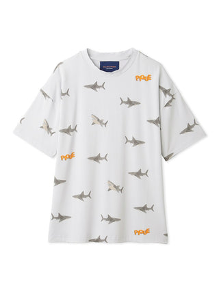 Shark pattern T-shirt - Gelato Pique