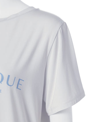 One-Point Logo T-shirt & Motif Pattern Lounge Shorts - Gelato Pique