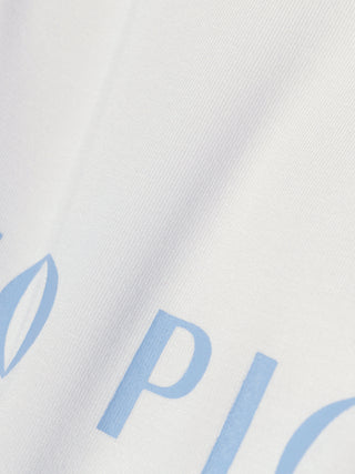 One-Point Logo T-shirt & Motif Pattern Lounge Shorts - Gelato Pique