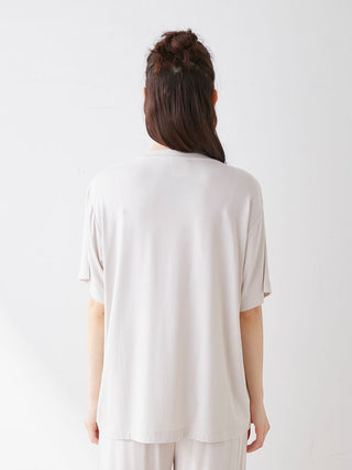 Rayon logo Lounge Oversized T Shirt Women by Gelato Pique USA