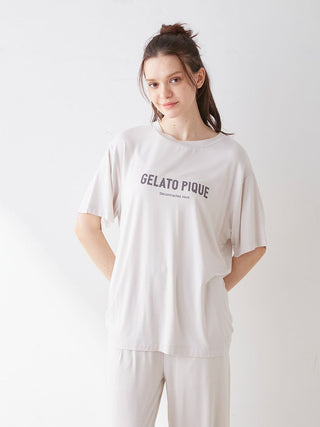 Rayon logo Lounge Oversized T Shirt Women by Gelato Pique USA