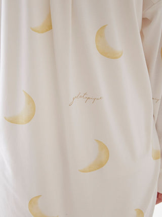  Motif 2 Long Sleeve Sleepwear Shirt a Premium collection item of Loungewear and Long Sleeve Sleepwear for Women at Gelato Pique USA.