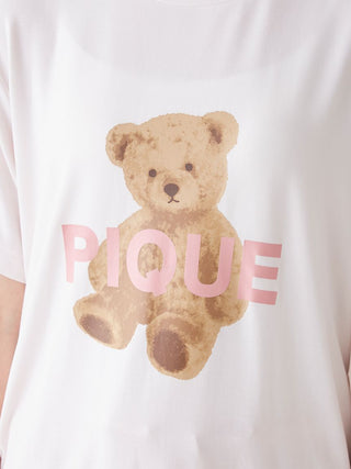  PIQUE Pear Motif Oversized LoungeT-Shirt a Premium collection item of Loungewear and T-shirt for Women at Gelato Pique USA.