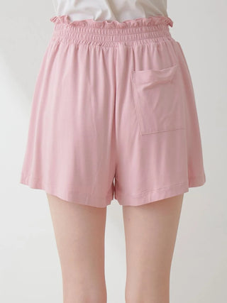 Colorful Rayon Shorts and Top Loungewear Set in PINK, Women's Loungewear Set at Gelato Pique USA.