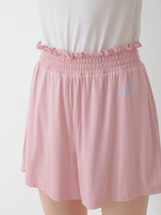 Colorful Rayon Shorts and Top Loungewear Set in PINK, Women's Loungewear Set at Gelato Pique USA.