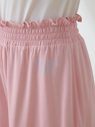 Colorful Rayon Shorts and Top Loungewear Set in PINK, Women's Loungewear Set at Gelato Pique USA.