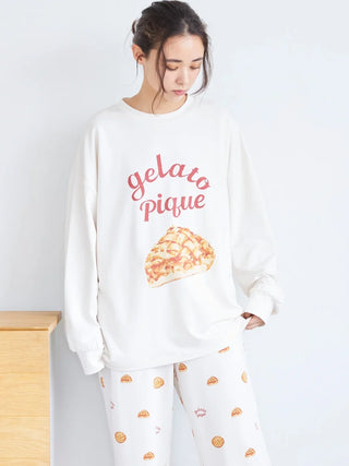 BUTTER/PIE Long Sleeve Lounge Top