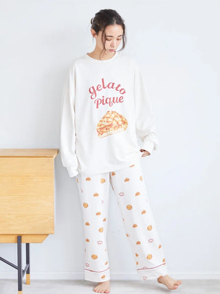 BUTTER/PIE Long Sleeve Lounge Top