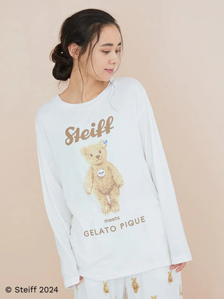 [Steiff] James Motif Pullover T-Shirt