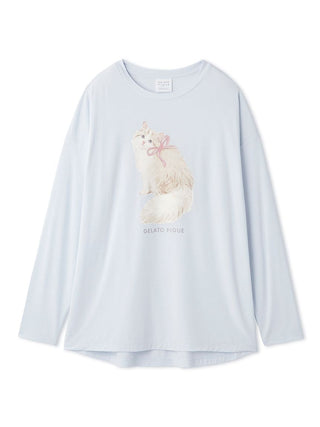 Cat One-Point Long Sleeve T-shirt