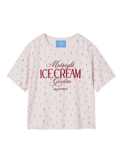 Ice Cream Waffle Pullover gelato pique