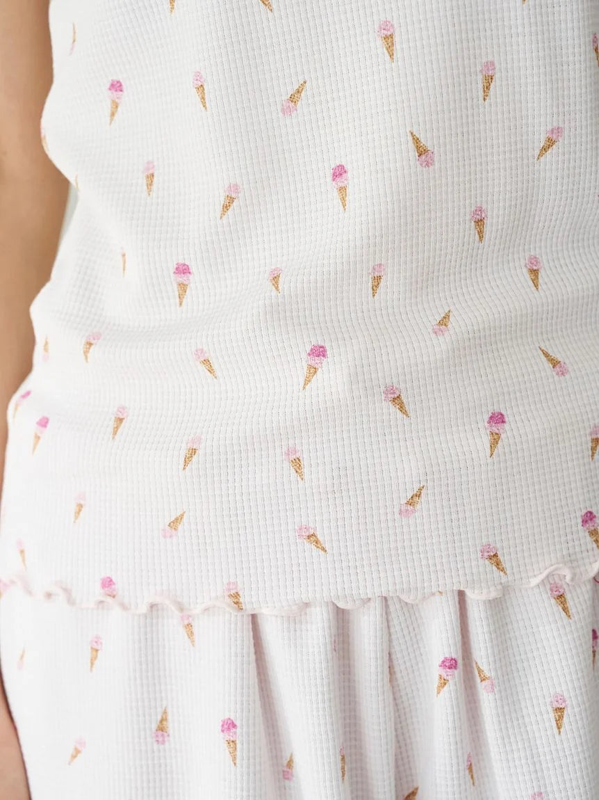 Ice Cream Waffle Tank Top
