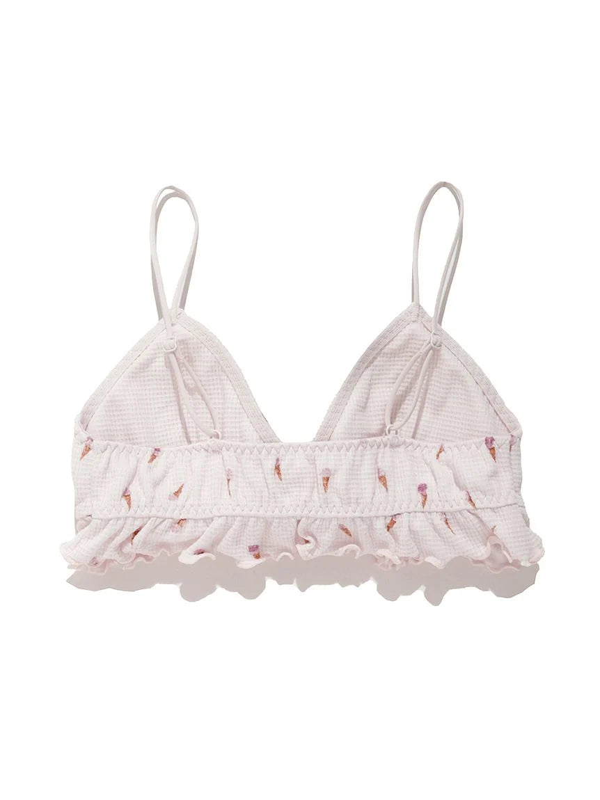 Ice Cream Waffle Bra & Underwear Set