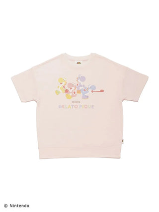 [SUPER MARIO] [WOMENS] Toad & Yoshi Jacquard Pullover Shorts Set