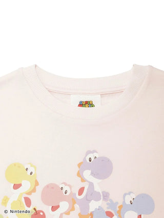 [SUPER MARIO] [WOMENS] Toad & Yoshi Jacquard Pullover Shorts Set