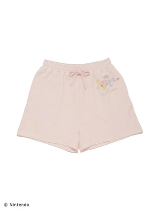 [SUPER MARIO] [WOMENS] Toad & Yoshi Jacquard Pullover Shorts Set