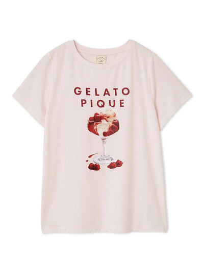 COOL Rayon Dessert Logo T-shirt gelato pique