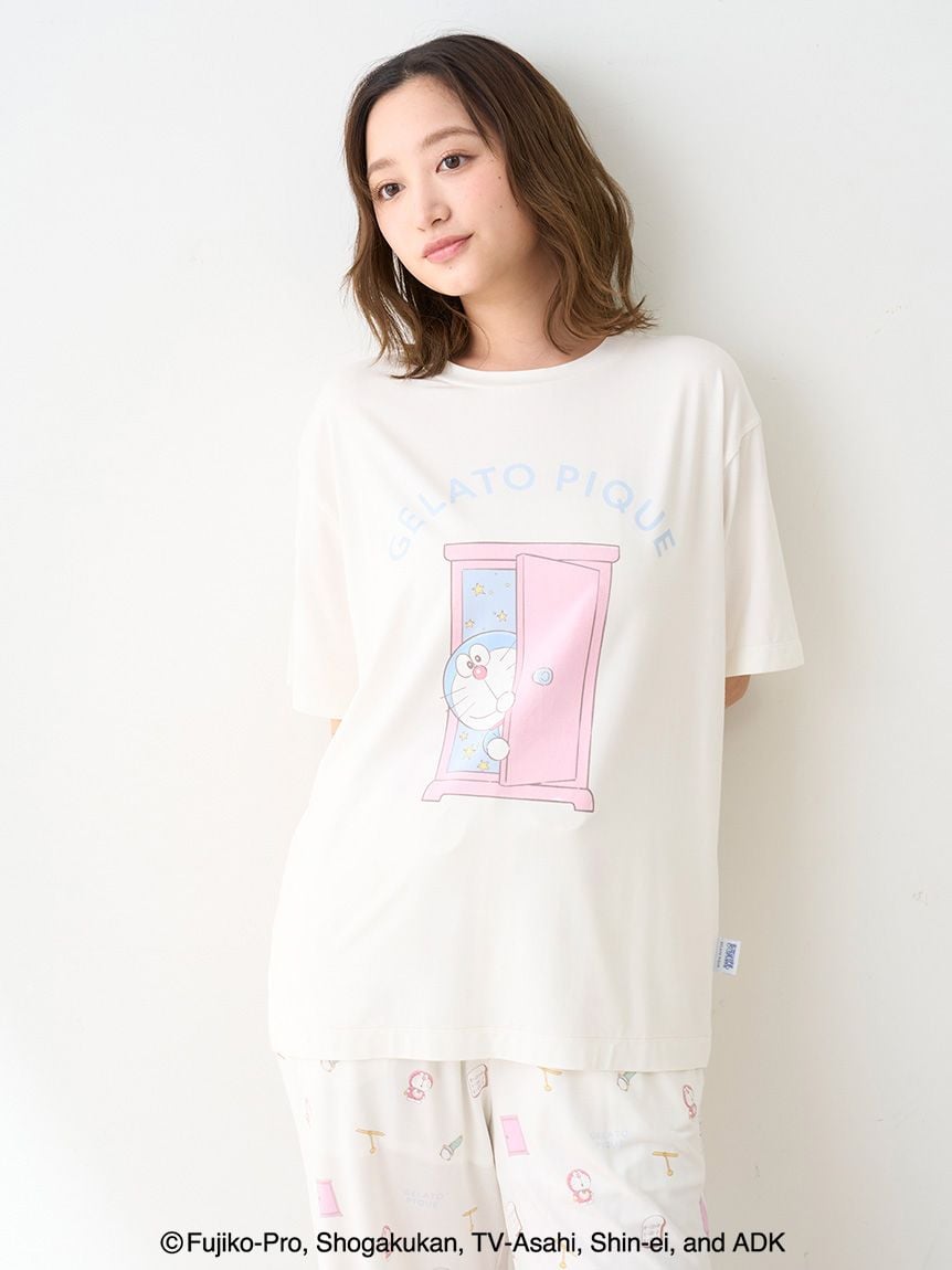 Doraemon Women’s Embroidered T-Shirt