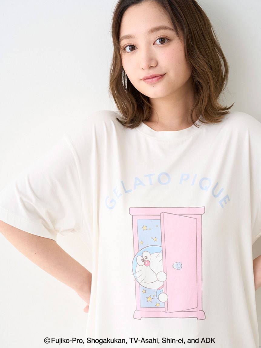 Doraemon Women’s Embroidered T-Shirt