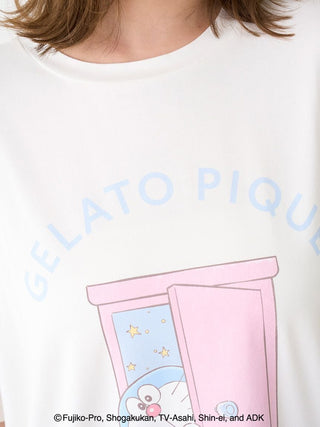 Doraemon Women’s Embroidered T-Shirt